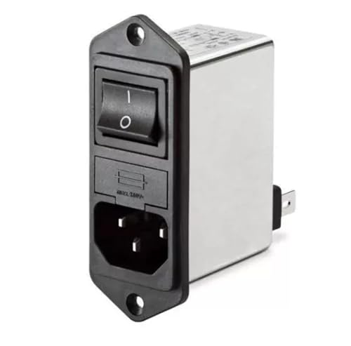 Filtre anti-parasite FN281-10-06 10A boîtier d'alimentation IEC