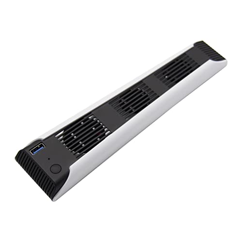 Oumefar Ventilador de Refrigeración Preciso Funcionamiento Silencioso de Alta Calidad Rendimiento Superior para Consola, Enfriador de Host, Ventilador Enfriador de Temperatura Multifuncional USB