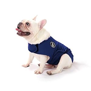 Hundemantel zur Linderung von Angstzuständen, leicht, für Angstzustände, Hemd für ängstliche Haustiere (blau, S)