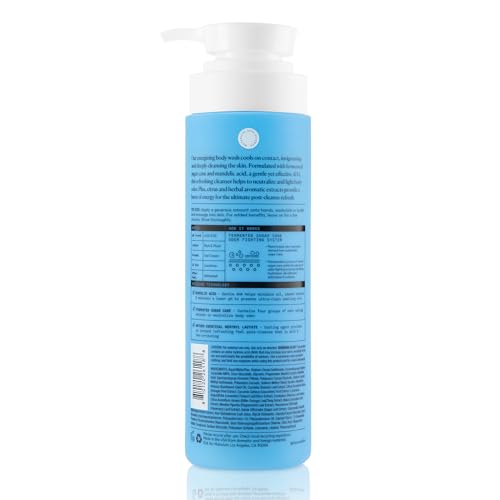 Naturium The Energizer Body Wash, Cooling & Refreshing Formula with Mandelic Acid, Deeply Cleanses & Neutralizes Body Odor, 16.9 oz - 2