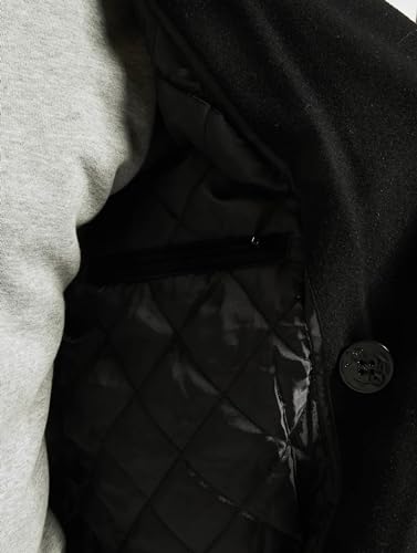 Brandit Pea Coat, Uomo, Black, L - 5