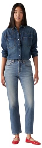 Levi's 501 Crop Jeans, Scanned Answers, 26W / 30L Donna