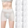 ACWOO Postpartum Disposable Knickers, 10PCS Disposable High Waist C-Section Postpartum Underwear, Breathable & Stretchable Mesh Maternity Pants for C-Section Recovery/Travel/Period/Incontinence