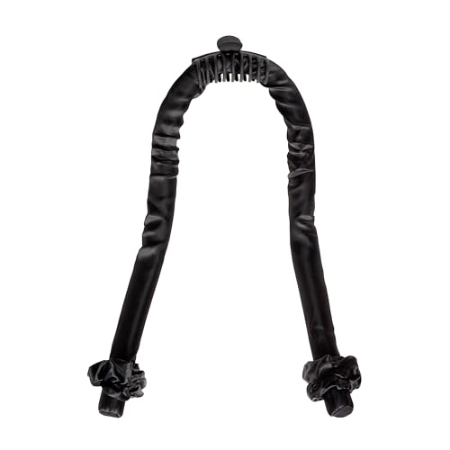 image for Goody Heatless Curls, Black - 2 Satin Scrunchies & 1 Large Claw Clip T