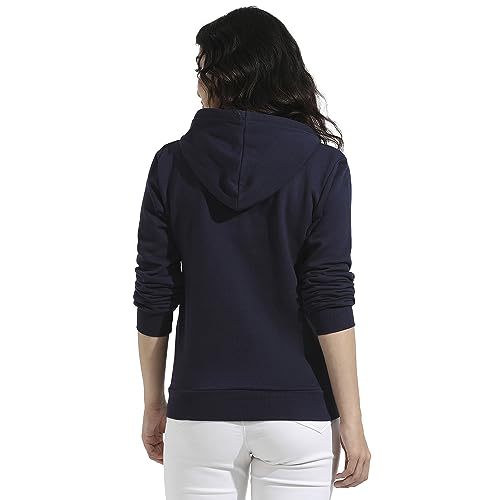 Image of PINACOLADA Women's Pullover Hoodie with Kangaroo Pockets for Casual Wear | Hooded Neck | Long Sleeve | Drawstring Closure | Cotton Sweatshirt Crafted with Comfort Fit for Everyday Wear