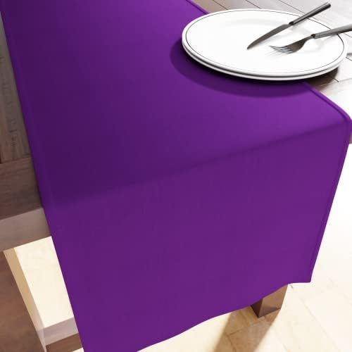 Encasa Kitchen Dining Table Napkins 6 Pack (43x43 cm) 100% Cotton Premium Quality, Washable, Square - Reusable Solid Dinner Cloth Napkins for Home, Restaurants, Parties & Everday Use - Jet Black.