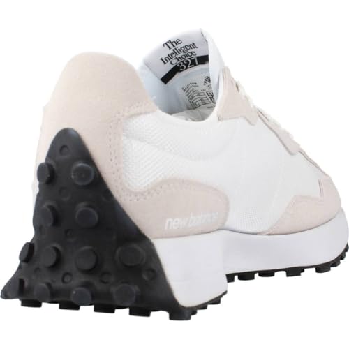 New Balance Men's 327 Sneaker, White with Black (us_Footwear_Size_System, Adult, Men, Numeric, Medium, Numeric_5)3