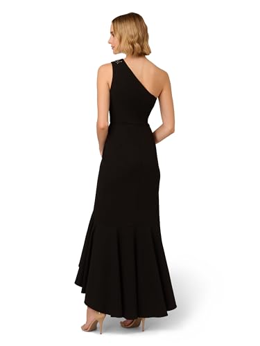 Adrianna Papell Women's Beaded Knit Crepe Gown3