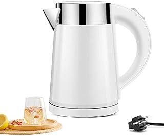 IPZDF Kettles Electric Fast Boil Quiet,700w Travel Kettle Lightweight 0.8L Stainless Steel Kettles Electric Rapid Boil Kettle Fast Boil Kettle for Home, Hotel, Travel (White)