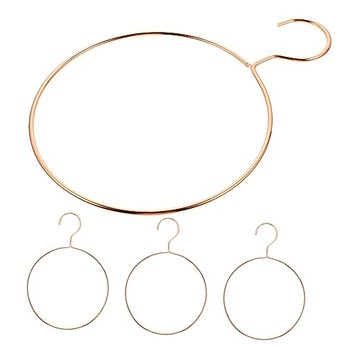 TOGEVAL 4pezzi Appendiabiti Per Sciarpe in Metallo Di Organizer Ganci Per Cravatte e Cinture Per Riporre Accessori Da Uomo Donna