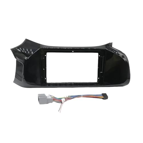XINQQDC Radio Coche Marco Universal Compatible con Chevrolet Onix 2012 2019, Radio de 9 Pulgadas, Panel Frontal con Reproductor estéreo Android MP5 y Unidad Principal 2DIN.(UV Frame and Cable)
