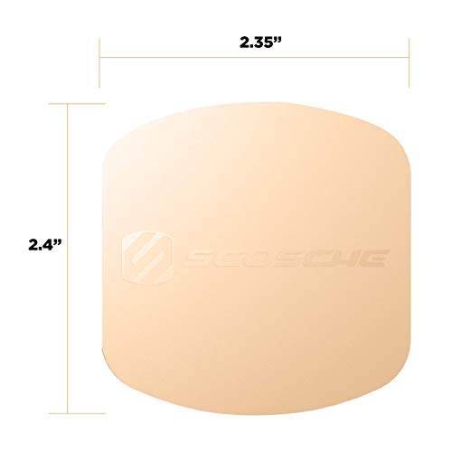 Image of SCOSCHE MAGRKXLGDI MagicPlate XL Replacement Plates for Mount Holders, Rose Gold