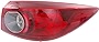 Evan-Fischer Tail Light Assembly Compatible with 2014-2018 Mazda 3 Outer Halogen Sedan Japan Built Passenger Side
