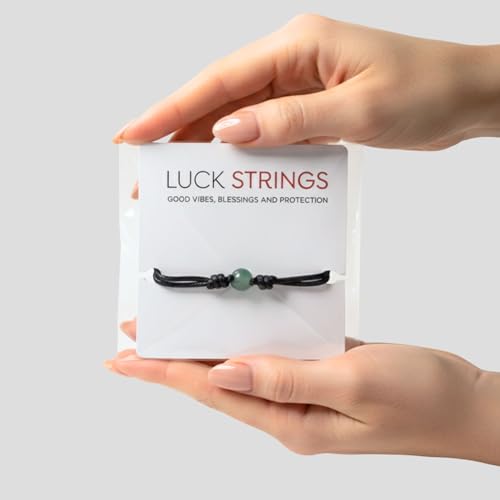 Pulsera ajustable de piedras naturales unisex miniatura 3