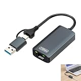 [Performance Stable et Fiable] Le chipset avancé garantit une transmission fluide et sans coupures. Adaptateur 2.5Gbps USB éliminez les interférences Wi-Fi et profitez d’une connexion constante, même dans les environnements réseau encombrés.