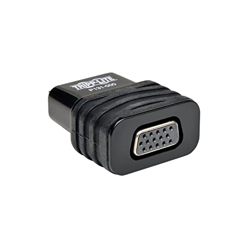 Image of TRIPP LITE HDMI to VGA Adapter, 1080p Video, for use with Computers, Laptops, Chromebooks, Raspberry Pi Projectors & More (P131-000)