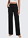FireSwan Yoga Pants Women Wide Leg Pants High Waist Stretch Dress Loose Casual Lounge Sweatpants with Pockets Black