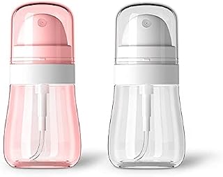 Aurdox Mini Small Spray Bottles, Water Mister Spray Bottle, Aerosol Fine Mist Curly Spray Bottle Empty for Plants, Pets, Cleaning-2 Pack/50ml
