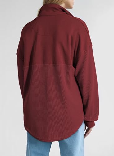 Image of SHEWIN Women Fall Sweatshirt Casual Half Zip Pullover Fall Top 2026 Clothes