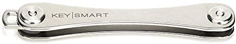 Miniatura 7 de KeySmart - Llavero organizador de llaves, de titanio, plateado, para uso diario, llavero para llave inteligente de automóvil, hasta 14llaves