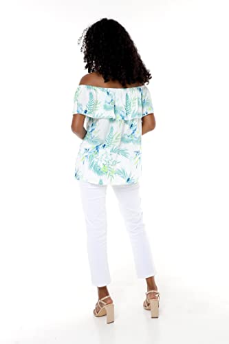 Image of Hawaii Hangover Family Matching Hawaiian Clothes, Orchid Breeze White | Family matching Hawaiian outfits, Orchid Breeze White, lightweight rayon, machine washable, tropical floral print, luaus