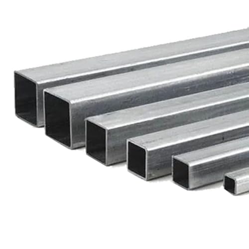 Tubo Cuadrado De Acero Inoxidable 304 De 2 Piezas, Varilla De Acero Cuadrada Hueca, 3x3 Mm, 4x4, 5x5, 6x6, 7x7, 8x8, Tubo Rectangular De 30 × 30 Mm(5x5x1mm)