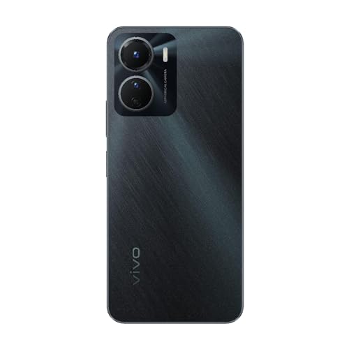 vivo Y16 4G Dual SIM (Stellar Black, 4GB RAM, 64GB) 13MP Dual AI Camera | 5000 mAh Battery | 12 Months Warranty + Earphone + Ring Holder