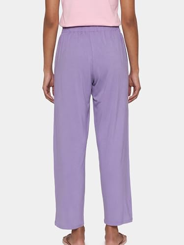 Image of Enamor Mid Rise Regular Length Adjustable Drawstring Basic Home Lounge Pant for Women - Relaxed fit - E404