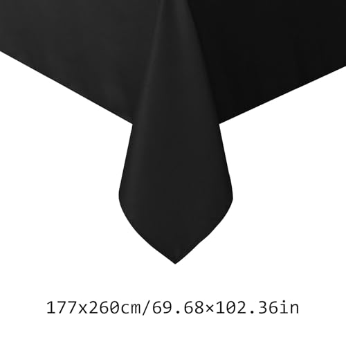 Nappe de fête rectangulaire imperméable et lavable pour table de repas