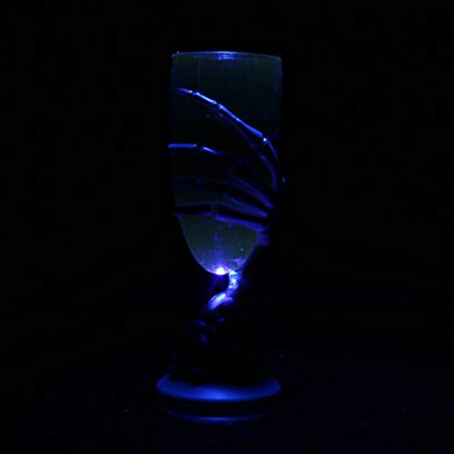 Cabilock 2 peças Halloween Goblet Esqueleto Vinho Goblet Piscante Copos de Bebidas Cápsulas de Vinho