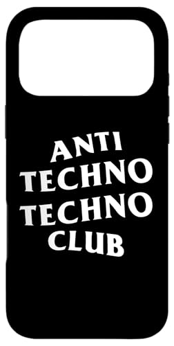 Anti Techno Techno Club: White Logo �X�}�z�P�[�X iPhone 17 Pro Max �p