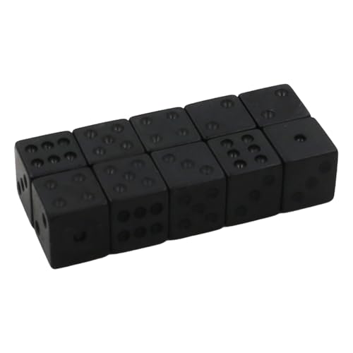 Javoryxh Juego De Dados 16 Mm Cubos Coloridos Seis Caras con Puntos Grandes Bloques Redondos Juguete Educativo para Enseñanza Matemáticas para Niños Acrílico Educativo