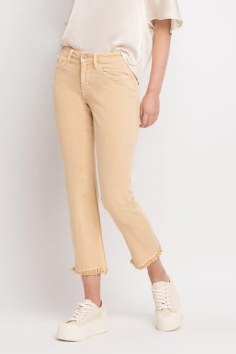 VERVET Mid Rise Straight Jeans V3370SB4
