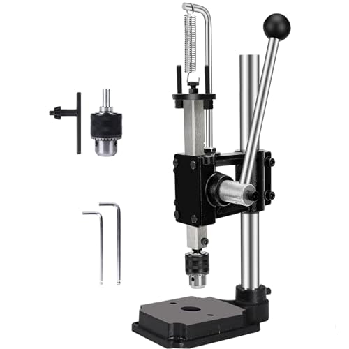 Leather Press Hole Puncher Upgraded Hand Punching Machine for DIY Leather Craft Punching Holes Cutting,Forming Pressing,Install Rivets and Snap Buttons