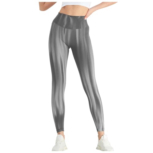Pantalones de yoga para deportes activos y rutinas de gimnasio diarias en color gris L