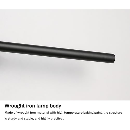 Aplique de pared LED interior de hierro con luz regulable y USB 5