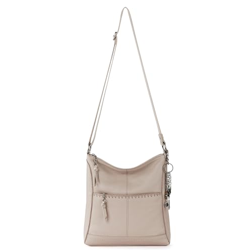 Image of The Sak Lucia Leather Crossbody Purse - Premium Leather Women's Handbag for Everyday & Travel - Cross Body Bag With Zipper