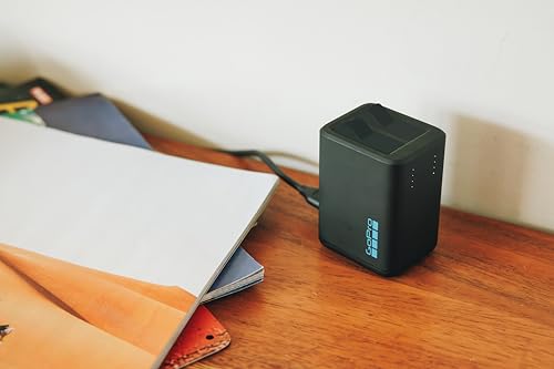 Image of GoPro Dual Battery Charger + 2 Rechargeable Enduro Batteries (HERO13 Black) - Official GoPro Accessory | Origin France. Safe packaging. Delivery with invoice including VAT