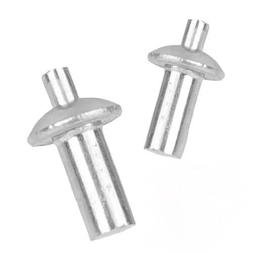 Rivets 300/400/500pcs Hammer Drive Expansion Rivets Percussion Aluminum Nail Head Piercing Knock Type Small Tapping Screw for Industrial Processing, Automobile Repair, Etc.(500PCS,5x11mm)