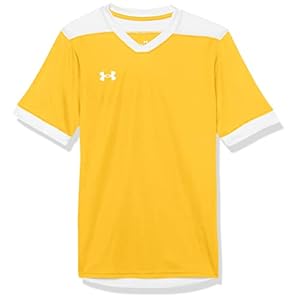 Under Armour Boys’ Standard Maquina 3.0 Jersey, (750) Steeltown Gold / / White, Youth Medium