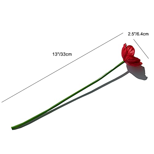 Mandy'S 30Pcs Red Artificial Poppy Silk Fake Flowers 13 Inch For Mother'S Day Easter Memorial Day Veterans Day Home Kitchen Wedding Decorations thumb #1