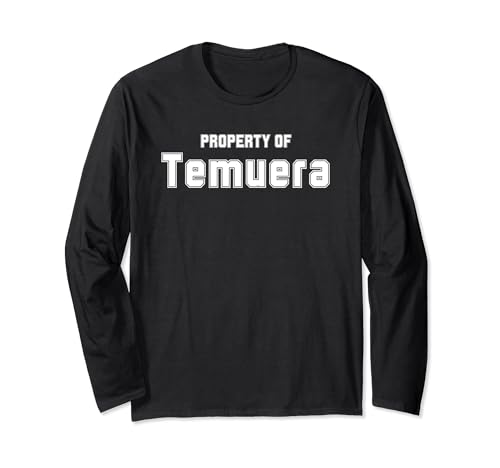 Nom asiatique drôle - Cadeau musulman - Propriété de TEMUERA Manche Longue