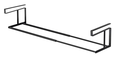 山崎実業(Yamazaki) 浮かせる 伸縮シューズラック ブラック 約W45.5~80XD20.5XH15.5cm タワー tower 伸縮ラック シューズラック 省スペース 5632