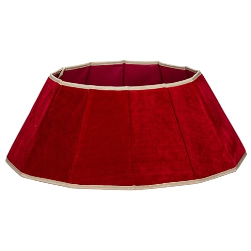 Blissun Christmas Tree Collar, Velvet Foldable Christmas Tree Ring, Christmas Tree Skirt for Artificial Christmas Trees Decoration