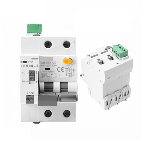 Disjoncteur différentiel RCBO 40A 30mA Type A 2P avec réenclencheur automatique