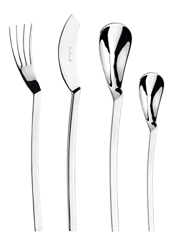 Set 24 pz composto da: 6 coltelli, 6 forchette, 6 cucchiai,6 cucchiaini caffè