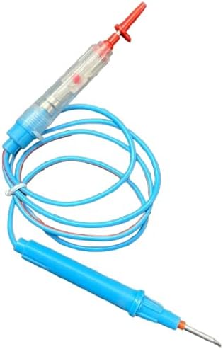 Circuit Tester Probe with LED Light, Automotive Electrical Test Tool, Blue and Red, Coiled Cable