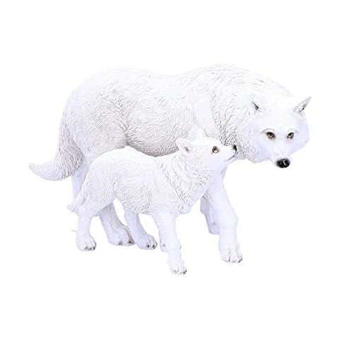 Nemesis Now Winter Offspring Wolf Figurine Cover