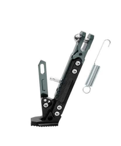 Béquille de moto support latéral ajustable pour éviter la chute sur sol mou ou en pente