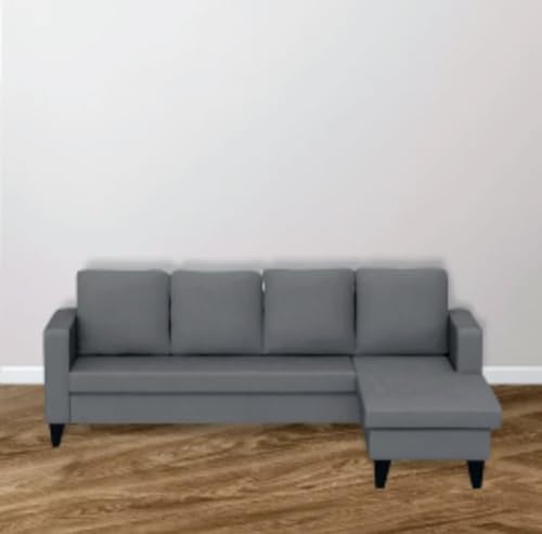 Image of The MM Furniture store Premium Fabric Sofa - Ash (6 Seater - RHS)